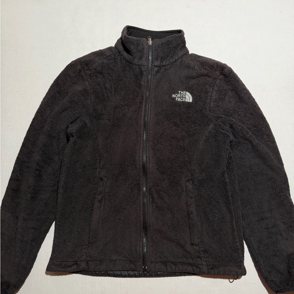 The North Face Fuzzy Zip Up Jacket, No size Tag, (Small?) w/defects